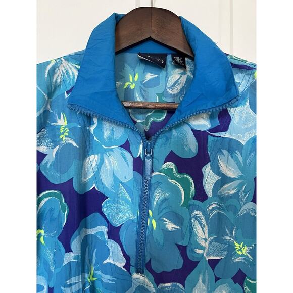 Vintage Liz Claiborne Sport Windbreaker NOS NWT M/L Petite Grandmacore - Picture 2 of 11